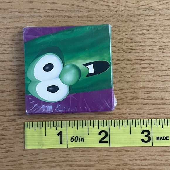 1999 Veggie Tales Magnet Magnetic Frame Larry the Cucumber Bob Tomato Lot 3 New - Picture 5 of 5